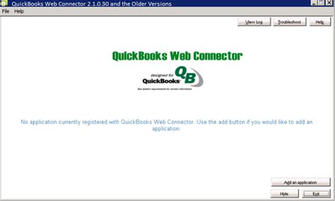 Get started with QuickBooks web connector